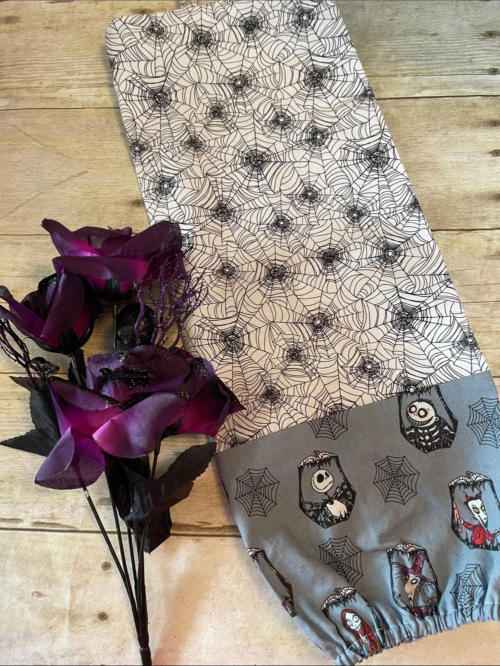 Nightmare Before Cmas Characters Grocery Bag Holder